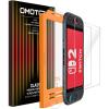 OMOTON Screen Protector for Nintendo Switch 2, Model 2025 with Auto-Alignment Frame, Anti-Scratch, 9H Hardness, 2 Pack