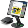 OMOTON Tablet Stand for iPad, Adjustable Tablet Holder for Desk, Portable Monitor Stand Compatible with 4-15.6″ Tablets Kindle Such as iPad Pro 11, 10.2, 13, Air/Mini