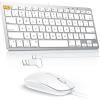 OMOTON Wired Keyboard and Mouse Compatible with Mac, Keyboard with Dual Interface (Type-C and USB A), Mouse with USB A Interface for MacBook Pro/Air, iMac, Mac mini/Pro, White(White)