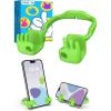 Stocking Stuffers for Teens Boys Girls Men Women Adults: Cell Phone Stand Gifts for Christmas Kids Patented OK Phone Holder for Desk Teenage Son Birthday Funny Gift Cool Gadgets Who Want Nothing(Avocado Green)