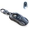 for Benz CLS CLA CLK AMG CLK GLC GLE GLS SLK ML SL SLK A B C E R S G Smart Remote Key Case Shell (Classic Black，for Benz-B)(Classic Black，For Benz-C)