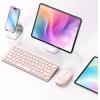 OMOTON Bluetooth Keyboard & Mouse Combo, Wireless Set for iPad Pro 13/11 (2024)/12.9, 10th/9th/8th/7th Gen, Air 6/5/4 and Other Bluetooth Enabled Devices (Pink)(Pink)