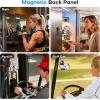 OMOTON TP03 [Ultra-Slim] for MagSafe Tripod, 360°Rotating Magnetic Phone Tripod for iPhone 17/16/15 Pro Max Air, Foldable Cell Phone Stand with 1/4″ Screw & Hook Fits Vlog, Gym, Travel Essentials