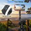 OMOTON TP03 [Ultra-Slim] for MagSafe Tripod, 360°Rotating Magnetic Phone Tripod for iPhone 17/16/15 Pro Max Air, Foldable Cell Phone Stand with 1/4″ Screw & Hook Fits Vlog, Gym, Travel Essentials