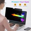 OMOTON Magnetic Privacy Screen for MacBook Air 15 Inch (2023-2025, M2, M3, M4), Anti-Spy Filter, Matte Anti Glare Blue Light Protector, Easy Install & Remove