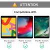 OMOTON Screen Protector for iPad Air 3 10.5 inch 2019 / iPad Pro 10.5 inch – Tempered Glass / Apple Pencil Compatible / Scratch Resistant