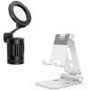OMOTON Foldable and Travel Airplane Phone Holder