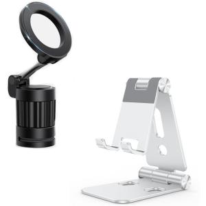 OMOTON Foldable and Travel Airplane Phone Holder