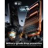 OMOTON Screen Protector for iPhone 17 Pro Max [Privacy + Transparent], 9H+ Hardness & 12FT Military Grade Shatterproof, Full Coverage Protection, 2 Pack + 2 Pack