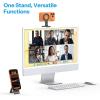OMOTON VC07 360°Rotating Continuity Camera Mount for iMac Desktop Monitor Mount with 1/4″ Screw, Adjustable Magnetic Phone Stand for MagSafe iPhone 17/16 Pro Max Air, Mac, Gym, TV, 4K, Laptop