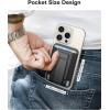 OMOTON VC09 Magsafe Phone Wallet Card Holder and MS02 Stand for Phone Charger Adjustable