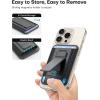 OMOTON VC09 Magsafe Phone Wallet Card Holder and MS02 Stand for Phone Charger Adjustable