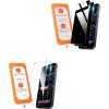 OMOTON Screen Protector for iPhone 17 Pro [Privacy + Transparent], 9H+ Hardness & 12FT Military Grade Shatterproof, Full Coverage Protection, 2 Pack + 2 Pack