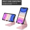 OMOTON Cell Phone Stand for Desk and Acrylic Dual Laptop Holder