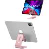 OMOTON Cell Phone Stand for Desk and Acrylic Dual Laptop Holder