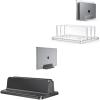 OMOTON Aluminum Vertical Laptop Stand and Acrylic Dual Laptop Holder