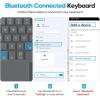 OMOTON Keyboard ONLY for Surface Go 4/3 /2/1, Bluetooth Type Cover for Surface Go 10.5/10 inch, 7-Color Backlit, Ultra-Slim Wireless Keyboard with Touchpad, Built-in Rechargeable Battery