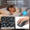 OMOTON Wireless Keyboard and Mouse Combo for Windows, 2.4GHz USB Receiver, with Phone Holder and Numeric Keypad Full-Size Keyboard for PC/Laptop/Computer, Quiet Typing & 3 DPI Adjustable, Black