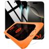 OMOTON Privacy Screen Protector for iPhone 16 Pro Max [Auto-Align Installation], Tempered Glass with 9H+ Hardness & 12FT Military Grade Shatterproof, 100% Anti-Spy, Full Coverage Protection, 2 Pack