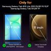 OMOTON Screen Protector for Samsung Galaxy Tab S10 Lite/S10 FE/S9 FE 5G 10.9 inch & Galaxy Tab S11/S9 11 inch, TOP 9H+ Tempered Glass with Easy Installation Tray, Case & S Pencil Compatible, Bubble-Free & Scratch-Resistant