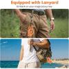 OMOTON TP06 [Equipped Lanyard] for MagSafe Tripod Hook with Magnet Back & Arca-Swiss Base, 360°Rotating with 1/4″ Screw, Magnetic Phone Tripod for iPhone 17/16 Pro Max Air Fits Vlog, Travel, Gym(Orange)