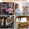 OMOTON TP06 [Equipped Lanyard] for MagSafe Tripod Hook with Magnet Back & Arca-Swiss Base, 360°Rotating with 1/4″ Screw, Magnetic Phone Tripod for iPhone 17/16 Pro Max Air Fits Vlog, Travel, Gym(Orange)