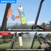 OMOTON CV08 Magnetic Golf Cart Phone Mount with [1/4” Screw + 5.6” Extendable Arm], 360° Rotatable Holder, Strong Magnets for iPhone & Samsung, Fits EZ-GO/Club Car, Includes Pouch & Strap (Orange)