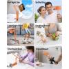 OMOTON TP02-Pro Magnetic Phone Holder for Vlogging, Content Creator Essentials with 1/4″ Screw, Arca, Strong Back Magnet for Gym, Adjustable Phone Stand & Selfie Stick for iPhone 12-17 Series, Orange(Orange)