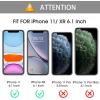 OMOTON Tempered Glass Screen Protector Compatible with Apple iPhone 11 / XR, 6.1 inch [3 Pack]
