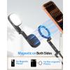 OMOTON Content Creator Essentials with Dual Magnetic Ring–Front for iPhone, Rear for Photo Gear, 360° Rotatable Phone Tripod with 1/4″ Screw, Selfie Stick for Vlogging, Kitchen, Gym