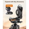 OMOTON Dual-Side Magnetic Phone Tripod Mount, Front Magnetic for iPhone & Rear for Photography Accessories, Phone Stand with Arca Quick Release, 1/4″ Thread, Content Creator Essential for Travel