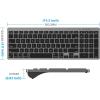 OMOTON Wired Keyboard Compatible with Mac, with Dual Interface (USB and Type-C), Numeric Keypad Compatible with MacBook Pro/Air, iMac, Mac mini/Pro Laptop, Blue(Grey)