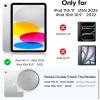 OMOTON Case for iPad A16 11th Generation 11 Inch 2025 / iPad 10th Generation 10.9 Inch 2022, Soft TPU Protective Cover with Mutiple Angle Adjustible Kickstand and Pencil Hoder, Black