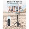 OMOTON Phone Tripod Compatible with MagSafe, 64″ Extendable Bigger Magnetic Selfie Stick Tripod with Remote, Fit for iPhone 15 14 13 12 Series, Magsafe Cases and Other Phones with Metal Ring