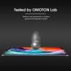 OMOTON Tempered Glass Screen Protector for iPad Pro 12.9 Inch – Sensitive Touch, Apple Pencil & Face ID Compatible