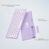 OMOTON Wireless Keyboard for Mac, Ultra-Slim Bluetooth Keyboard with Stable Connection, Compatible with iMac, iMac Pro, MacBook Pro/Air, Mac mini Laptop, Graphite Black & Gray(Purple)