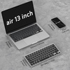OMOTON Wireless Keyboard for Mac, Ultra-Slim Bluetooth Keyboard with Stable Connection, Compatible with iMac, iMac Pro, MacBook Pro/Air, Mac mini Laptop, Graphite Black & Gray(Black Grey)