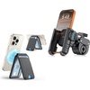 OMOTON BK01 Anti-Vibration Bike Phone Holder for Rearview Mirror & Handlebar FitS iPhone & All Android Phone for Electric Scooter/E-Bike, VC11 Magnetic Wallet for iPhone