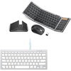 OMOTON Foldable Keyboard and Mouse Combo for 3-Device + Wireless Keyboard for Mac (Rechargeable ＆ Compact)