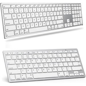 OMOTON Wireless Keyboard for Mac ＆ Bluetooth Keyboard Compatible with iPad Air/Mini and More iOS Devices