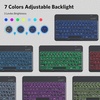 OMOTON Large Print Bluetooth Keyboard for iPad ＆ Uparaded Bluetooth Keyboard for iPad with 2 Key Stuckers
