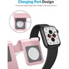OMOTON Stand for Apple Watch – 2 in 1 Universal Desktop Stand Holder (Not Include Charger) for All iPhone 17 16 15 14 13 and Apple Watch Series 9/8/7/6/5/4/3/SE (Both 38/40/41/42/44/45mm) Rose Gold(Rose Gold)