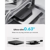 OMOTON TA04 Ultra-Slim Tablet Stand for iPad, Swivel Phone Holder for Desk | 360°Rotation Metal base with plastic panel, Adjustable angle, Silicone pad, Fit for phone & tablets