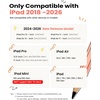 OMOTON Stylus Pen for iPad 2018-2026, SP02 Pencil with Fidget Spinner, Tilt Sensitivity & Palm Rejection, Long Battery for iPad Pro/Air/Mini，Unique Gift for Study, Work & Daily Use – Red(Pink)