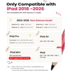 OMOTON Stylus Pen for iPad 2018-2026, SP02 Pencil with Fidget Spinner, Tilt Sensitivity & Palm Rejection, Long Battery for iPad Pro/Air/Mini，Unique Gift for Study, Work & Daily Use – Red(Red)