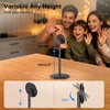 OMOTON MS06 [Sturdy Height Adjust] Magnetic Cell Phone Stand for MagSafe | Aluminum, Hands-Free, Women Men Gift, Office Desk Accessories, Anti-Slip Base for Work Calls, FaceTime, Zoom, Kitchen,Bedside