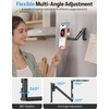 OMOTON Magnetic Phone Mount for Tripod Camera with Arca Base Cold Shoe 1/4″ | Aluminum 360° Adjustable, Detachable Base with Magnet for Steel Surface for Gym Golf Cart Video Recording, for iPhone Android