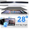 OMOTON Reusable Privacy Screen Protector for iPad Pro 13 inch M5/M4 | 2 Pack PET Anti-Spy Screen Protector, Detachable & Washable, Zero-Bubble Installation, Case & Apple Pencil Support