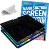 OMOTON Reusable Privacy Screen Protector for iPad Pro 11 inch M5/M4 | 2 Pack PET Anti-Spy Screen Protector, Detachable & Washable, Zero-Bubble Installation, Case & Apple Pencil Support