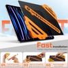 OMOTON Privacy Screen Protector for iPad Pro 12.9 Inch (6/5/4/3rd Gen) | 2 Pack 9H Anti-Spy Tempered Glass, Scratch Resistant, Bubble-Free Install, Auto-Alignment, Case Friendly&Apple Pencil Support